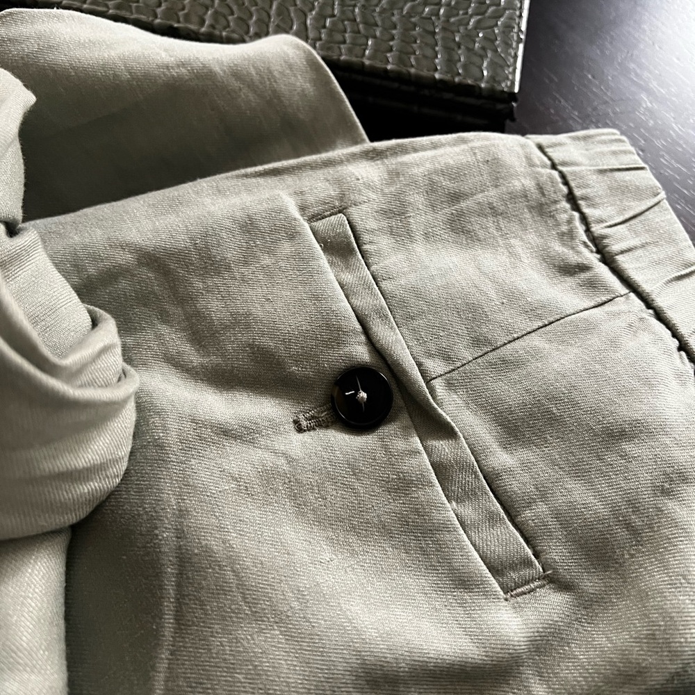 Anthropologie Light Green Avery Pants - Picture 7 of 7